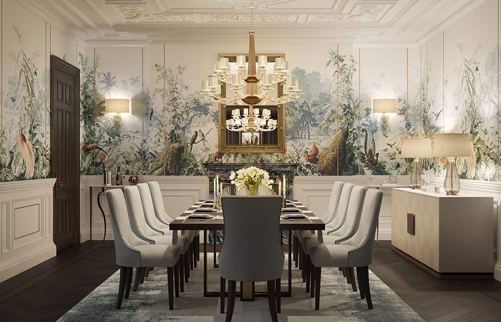 Resident's private dining room - The OWO - Residences by Raffles